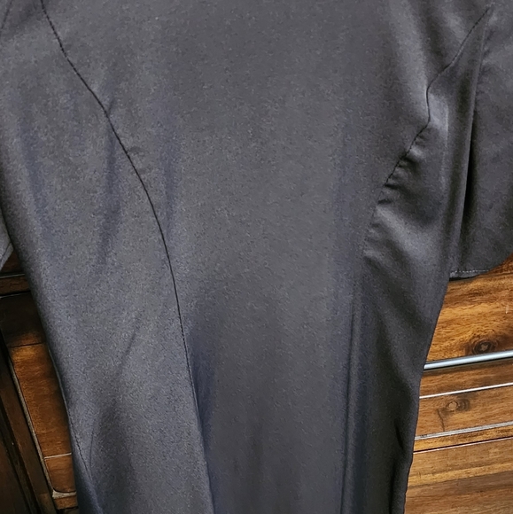 Vintage Petite Jazz Pearl Button Down Black Dress Size 6 - Picture 3 of 10